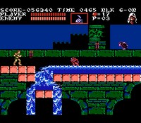 une photo d'Ã©cran de Castlevania 3 - Dracula s Curse sur Nintendo Nes